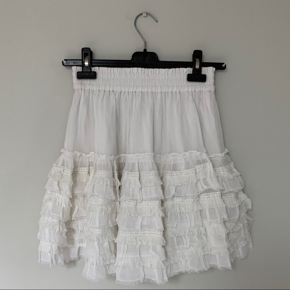 MISA Lupyta White Skirt - Picture 2 of 5